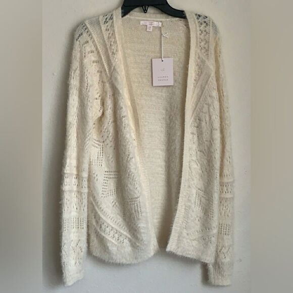 LC Lauren Conrad Open Knit Cardigan Sweater - Picture 2 of 7